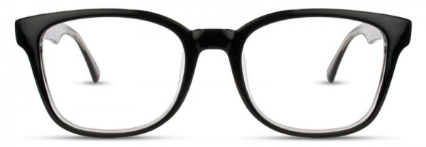 Elements EL-180 Eyeglasses, 3 - Black / Crystal