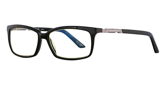 Gunnar Optiks Haus Eyeglasses, 001 Gloss onyx (Amber)