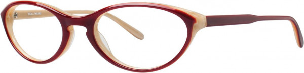 Vera Wang V356 Eyeglasses, Burgundy