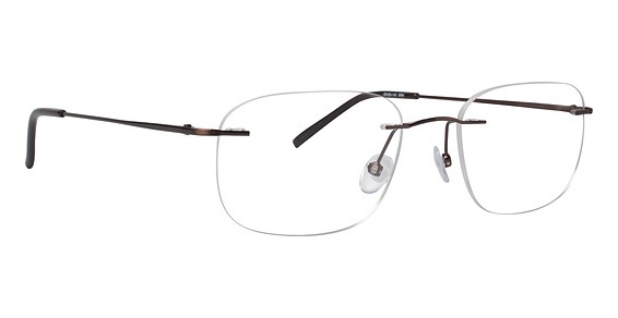 Totally Rimless TR 209 Eyeglasses, BRN Brown