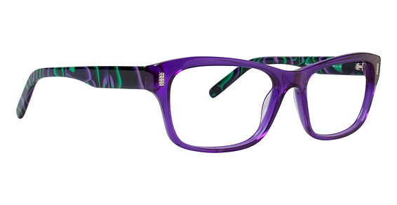 Badgley Mischka Brielle Eyeglasses, PUR Purple