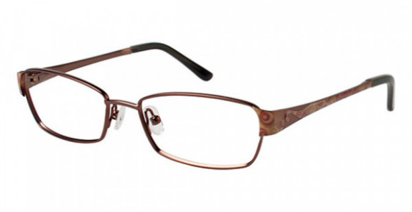 Phoebe Couture P253 Eyeglasses, Brown