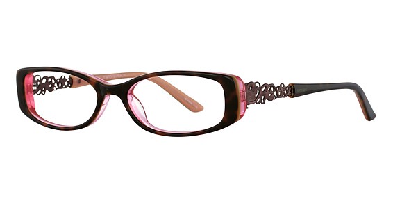 Karen Kane Ciara Eyeglasses, Tortoise/Peach