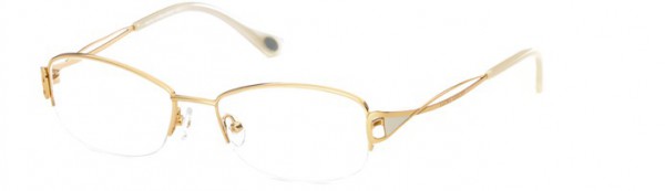 Laura Ashley Maya Eyeglasses, C1 - Gold