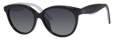 Christian Dior Diorenvol 3 Sunglasses, 0LVB(HD) Black Blue Lilac