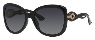 Christian Dior Diortwisting Sunglasses, 0D28(HD) Shiny Black