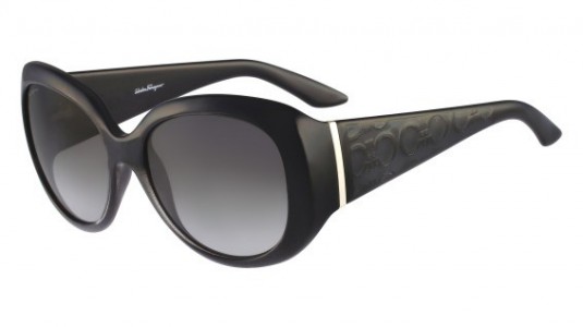 Ferragamo SF721S Sunglasses, 001 BLACK
