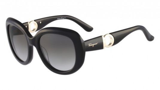 Ferragamo SF727S Sunglasses, (001) BLACK