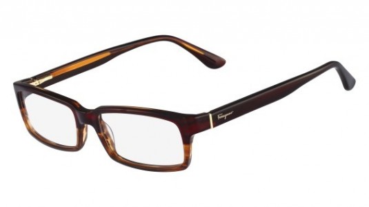Ferragamo SF2656 Eyeglasses, (611) RED BROWN DEMI