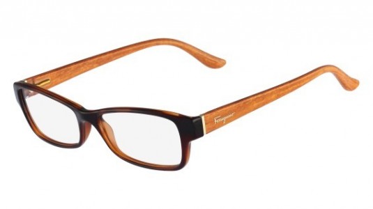 Ferragamo SF2689 Eyeglasses, (231) HAVANA/BURNT WOOD