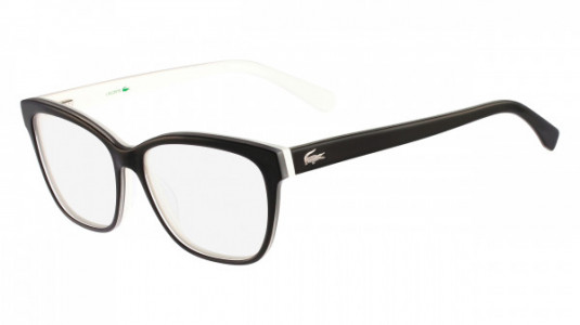 Lacoste L2723 Eyeglasses, (004) BLACK/WHITE