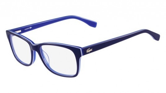 Lacoste L2724 Eyeglasses, (421) BLUE/WHITE