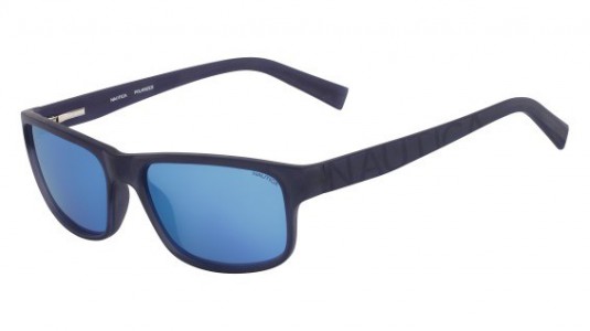 Nautica N6184S Sunglasses, 421 MATTE BLUE SURF