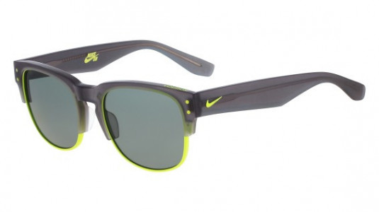 Nike VOLITION EV0879 Sunglasses, (003) MATTE CRYSTAL GREY/CYBER WITH GREY  LENS