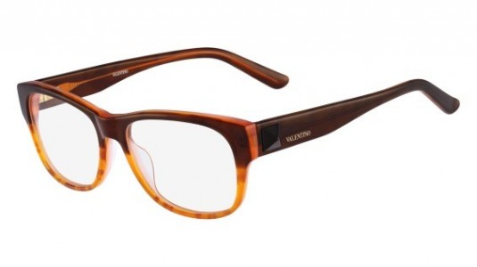 Valentino V2678 Eyeglasses, (211) BROWN HAVANA/HONEY