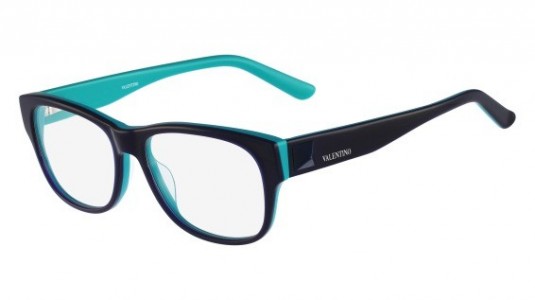 Valentino V2678 Eyeglasses, (418) BLUE/TURQUOISE