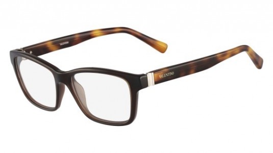 Valentino V2680 Eyeglasses, (204) CHOCOLATE