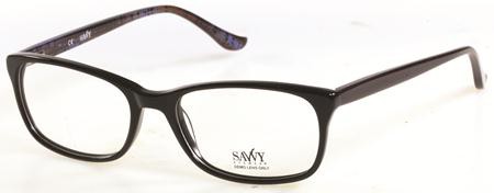 Savvy SV-0389 (SAVVY 389) Eyeglasses, B84 (BLK) - Black