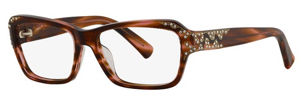 Caviar Caviar 6171 Eyeglasses, (4) Red Tortoise w/Clear Crystal Stones w/Gold Accents