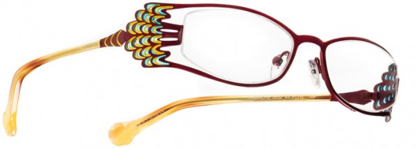 Boz by J.F. Rey PANACHE Eyeglasses, Red - Yellow - Turquoise (3552)