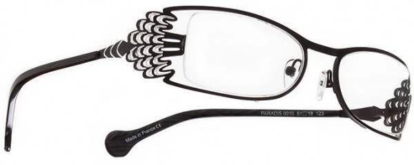 Boz by J.F. Rey PARADIS Eyeglasses, Black - Silver (0010)