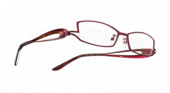Boz by J.F. Rey PLATINE Eyeglasses, Red - Brown (3698)