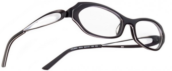 Boz by J.F. Rey POLEEN Eyeglasses, Black - White (0010)