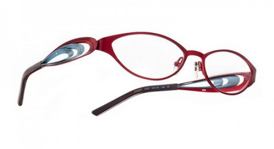 Boz by J.F. Rey POKER Eyeglasses, Red - Blue (3222)