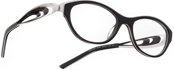 Boz by J.F. Rey PRALINE Eyeglasses, Black - White (0010)