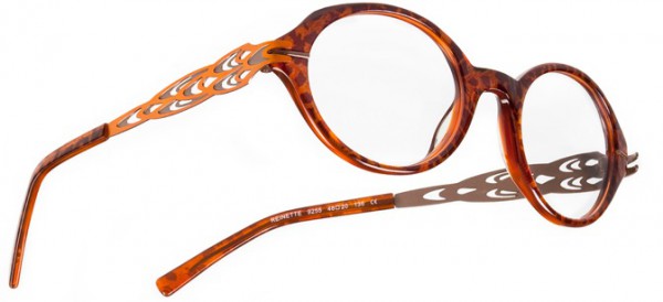 Boz by J.F. Rey REINETTE Eyeglasses, Panther - Orange (9255)