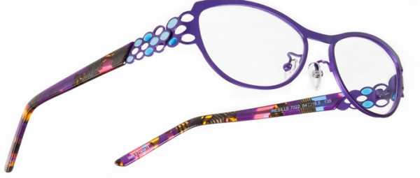 Boz by J.F. Rey RESILLE Eyeglasses, Purple - Blue (7022)
