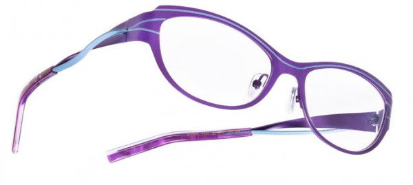 Boz by J.F. Rey SPARK Eyeglasses, Purple - blue (7020)