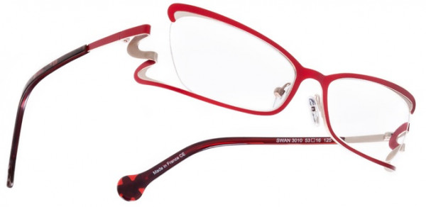 Boz by J.F. Rey SWAN Eyeglasses, Red - Silver (3010)