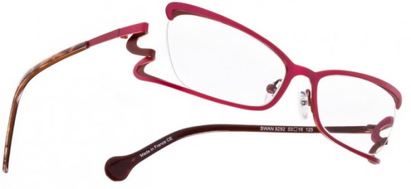 Boz by J.F. Rey SWAN Eyeglasses, Pink - Brown (8292)