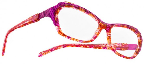 Boz by J.F. Rey TIME Eyeglasses, Pink acetate / Purple inox (8171)