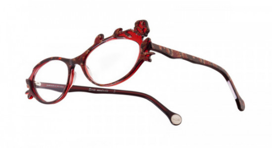 Boz by J.F. Rey TULIPE Eyeglasses, Burgundy Red (9535)