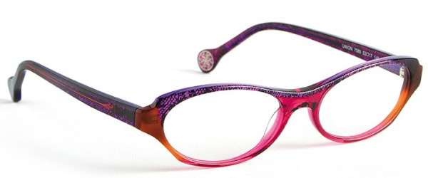 Boz by J.F. Rey UNION Eyeglasses, Purple - Pink - Demi (7585)