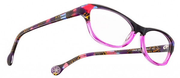 Boz by J.F. Rey UNUK Eyeglasses, Black - Pink - Violet (0070)