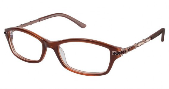 Jimmy Crystal Harlow Eyeglasses, Brown