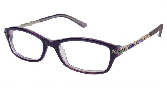 Jimmy Crystal Harlow Eyeglasses, Purple