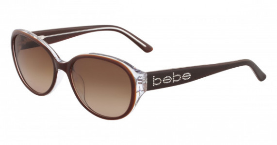 Bebe Eyes BB7124 Sunglasses, 210 Topaz Crystal