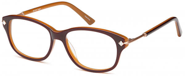 Di Caprio DC127 Eyeglasses, Brown