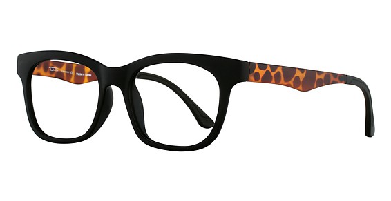 Jordan Eyewear CC104 Eyeglasses, Black/Brown