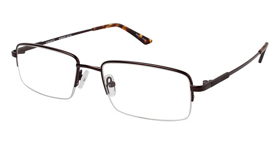 Vision's Vision's 214 Eyeglasses, C03 MATTE DARK BRN