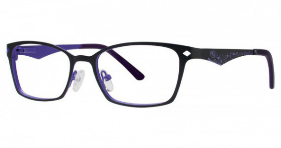 Fashiontabulous 10X237 Eyeglasses, Matte Black/Purple
