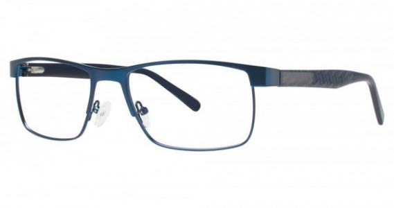 Big Mens Eyewear Club BIG BLOCK Eyeglasses, Matte Navy