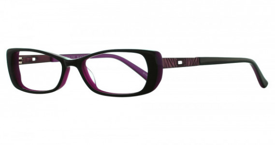 Karen Kane Day Lily Eyeglasses, Black/Purple