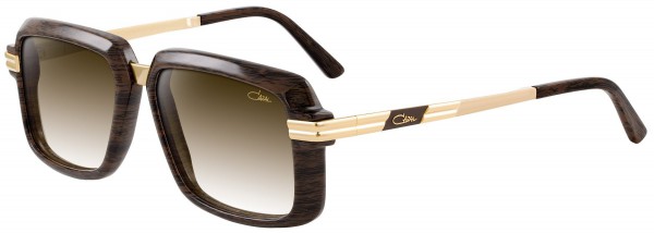 Cazal Cazal 6009 sun Sunglasses, 003 Brown-Gold/Brown Gradient Lenses