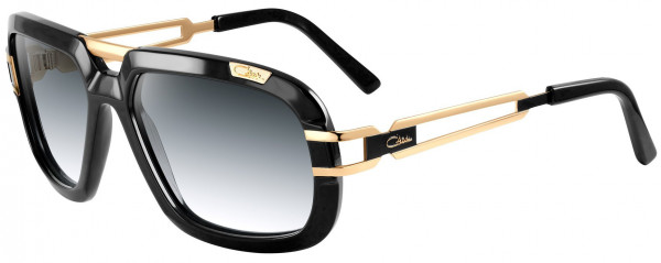 Cazal Cazal 8015 Sunglasses, 001 Gold-Shiny Black/Grey Gradient lenses