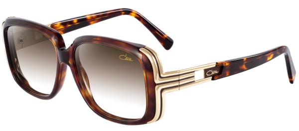 Cazal Cazal 8017 Sunglasses, 003 Tortoise-Gold/Brown Gradient lenses
